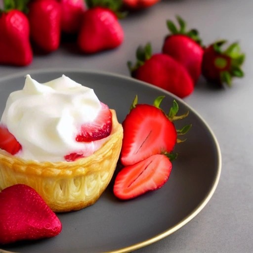 Strawberry cream cheese danish.
