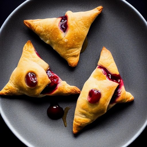 Irresistible cherry puff pastry turnovers.