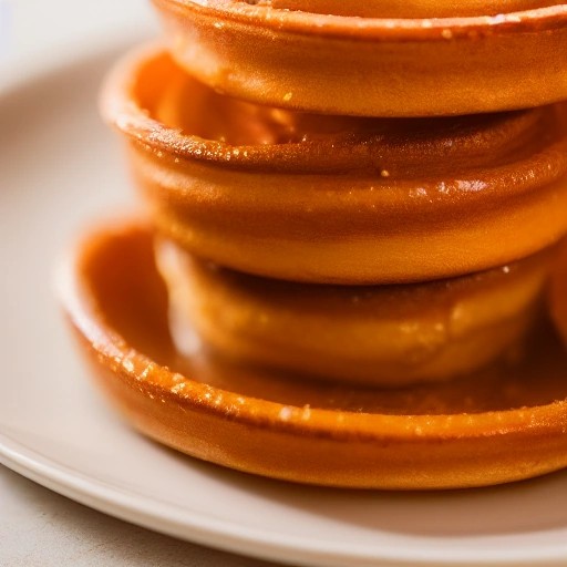 Golden and sweet honey cinnamon palmiers.