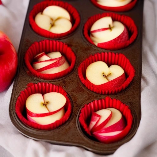 Elegant puff pastry apple roses.