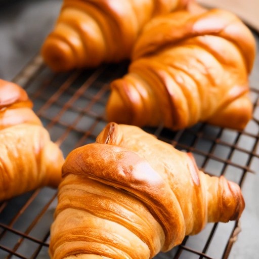 Quick and flaky chocolate croissants.