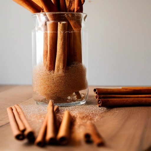 Crispy twisted puff pastry cinnamon straws.