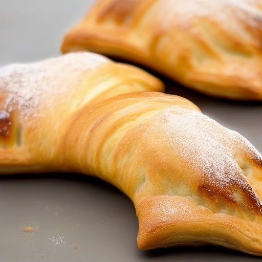 Traditional French Chaussons aux Pommes pastries