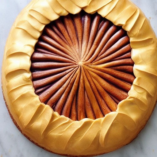 Traditional French Galette des Rois King Cake