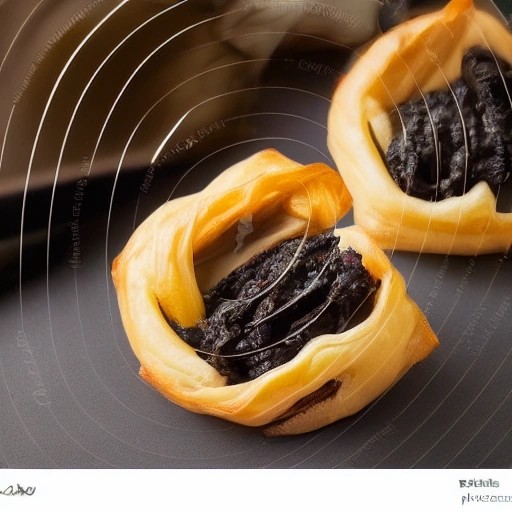 Savory black olive tapenade and anchovy palmiers