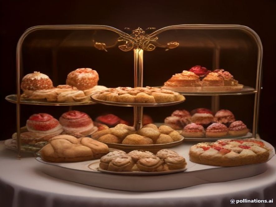 A festive assortment of traditional German Christmas pastries.