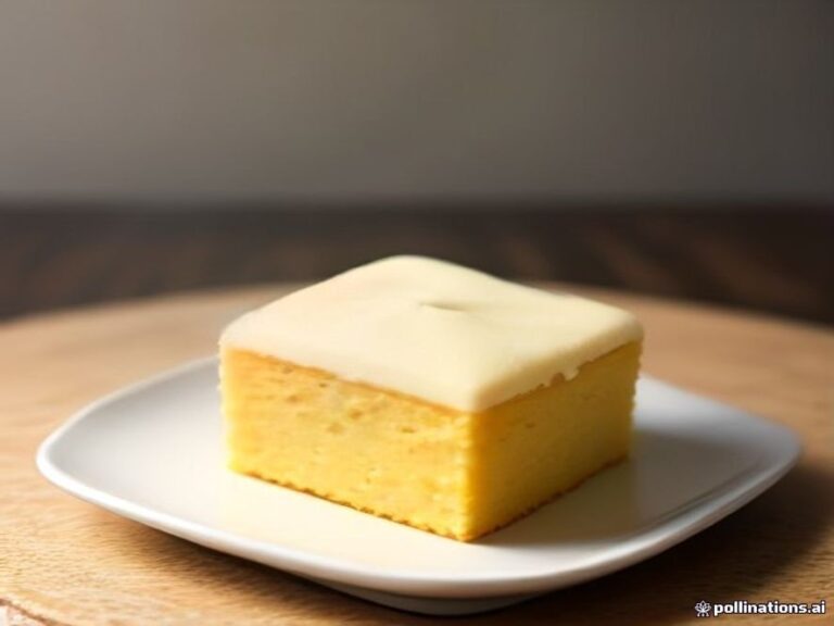 Flaky German custard cake layered with smooth vanilla cream.