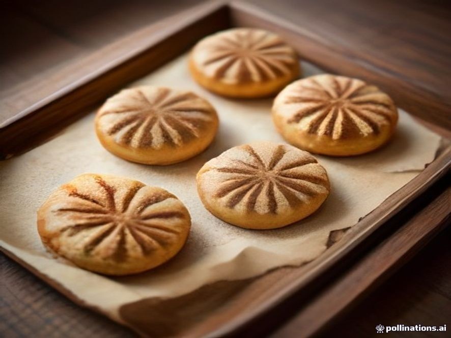 Homemade German Franzbrotchen pastries swirled with cinnamon sugar.