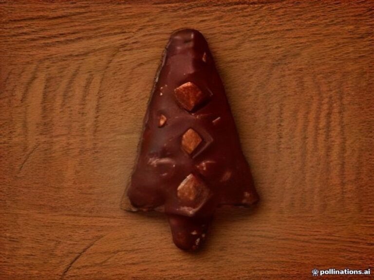 German almond Nussecken nut bars dipped in dark chocolate