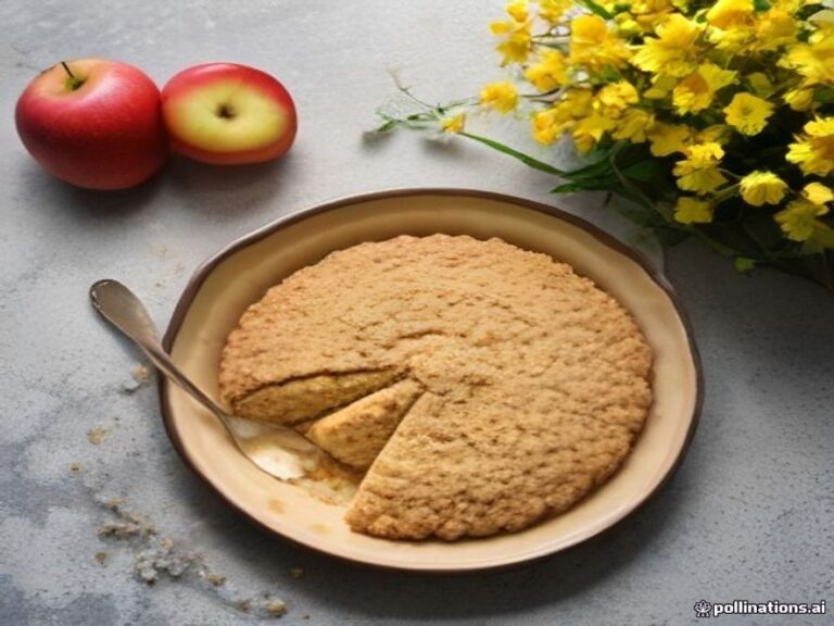 German apple streusel cake topped with golden crumble