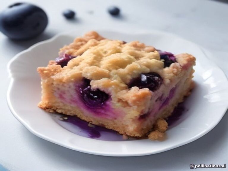 German blueberry streusel pastry packed with sweet blueberries