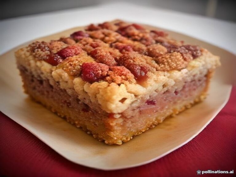 German cherry streusel pastry with sweet cherry filling