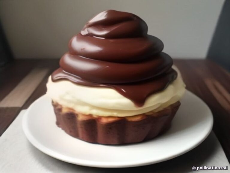 German chocolate cream puffs with whipped cream and chocolate drizzle