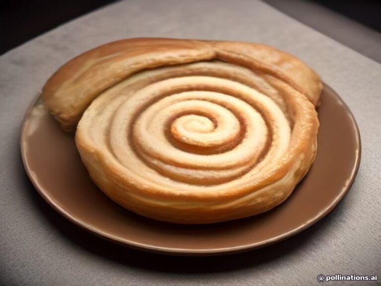 Flaky German Franzbrotchen made using puff pastry sheets