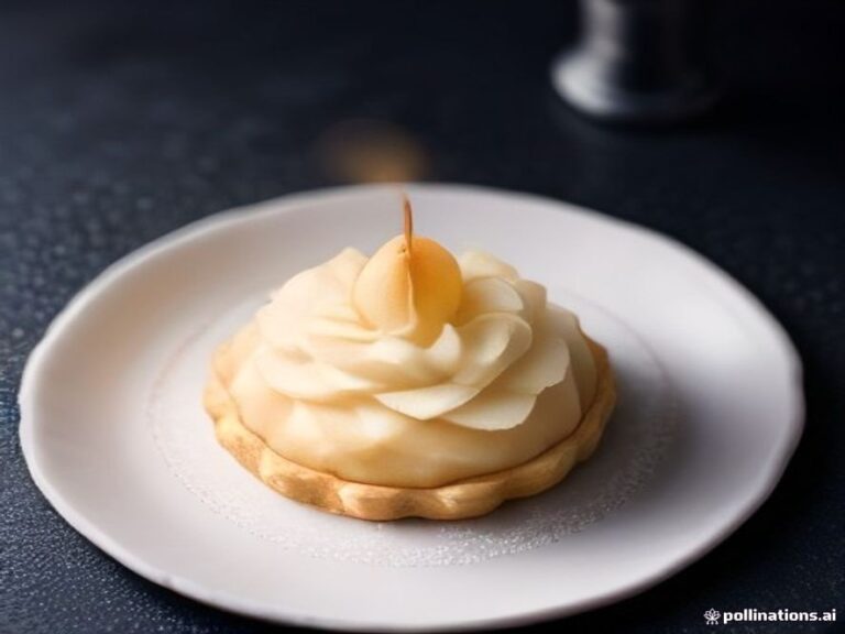 Traditional German pear tart featuring fan-arranged pears and almond pastry.