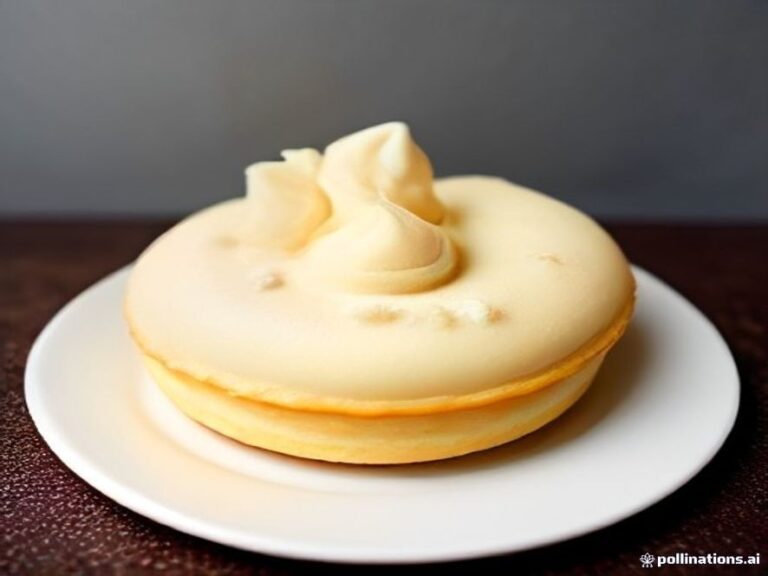 Homemade German vanilla pastry loaded with silky egg custard