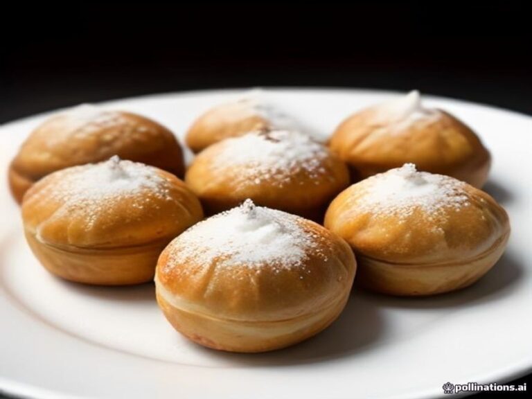 Bite-sized mini German apple strudel bites dusted with cinnamon