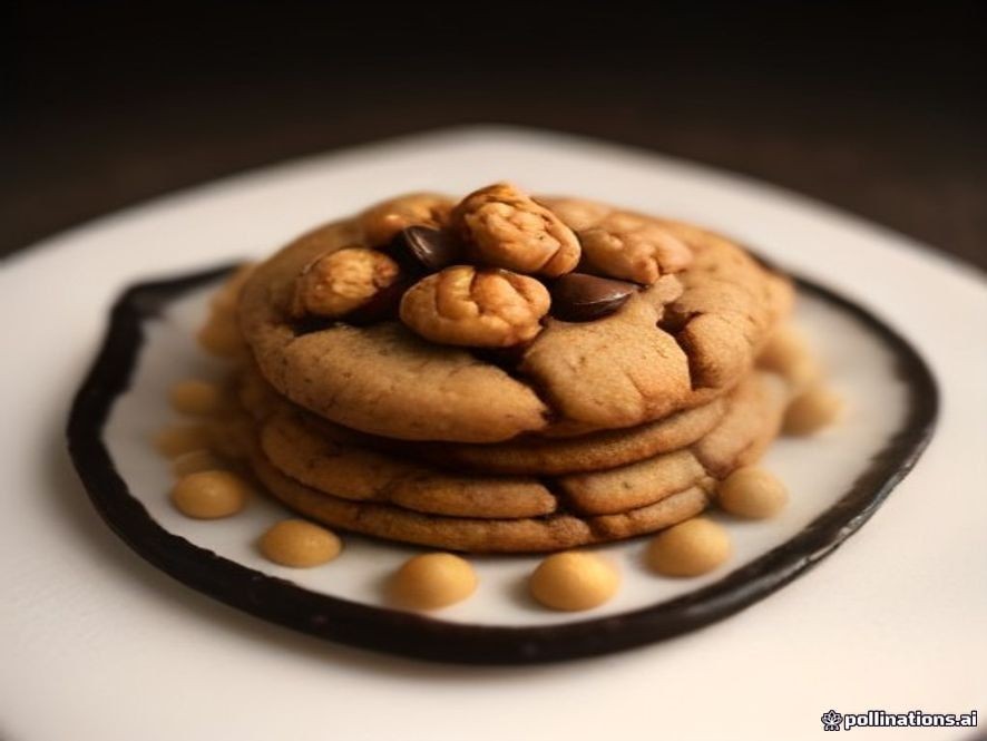 Bite-sized mini German hazelnut Nussecken with chocolate edges