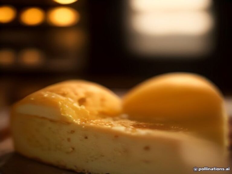 Golden traditional German almond cake with caramelized butter topping