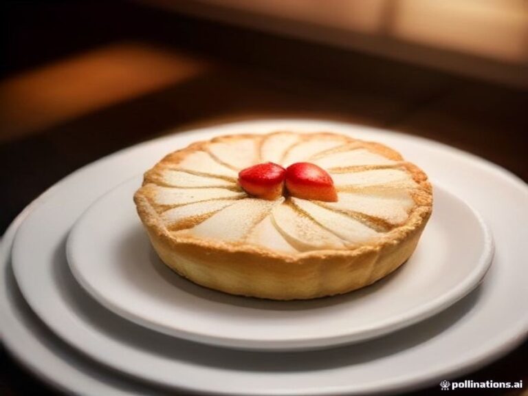 Homemade German apple tart baked with a classic shortcrust crust