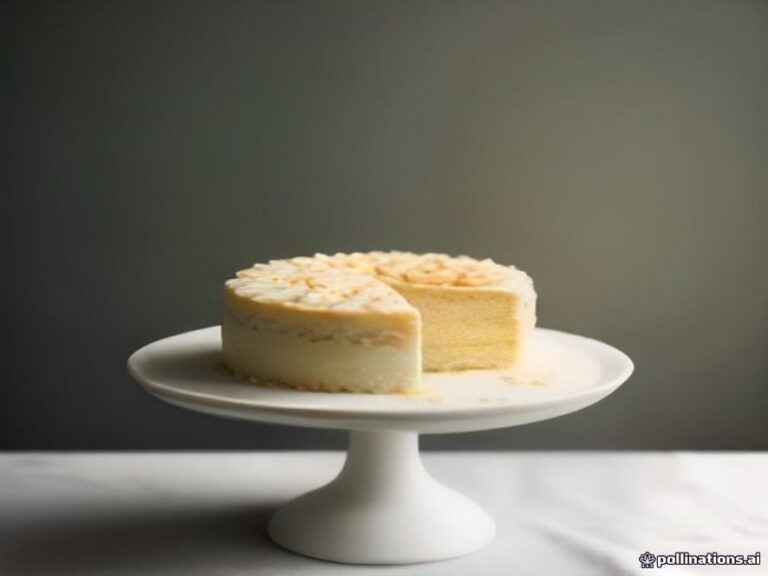 Traditional German Bienenstich cake with honey almond glaze and vanilla cream