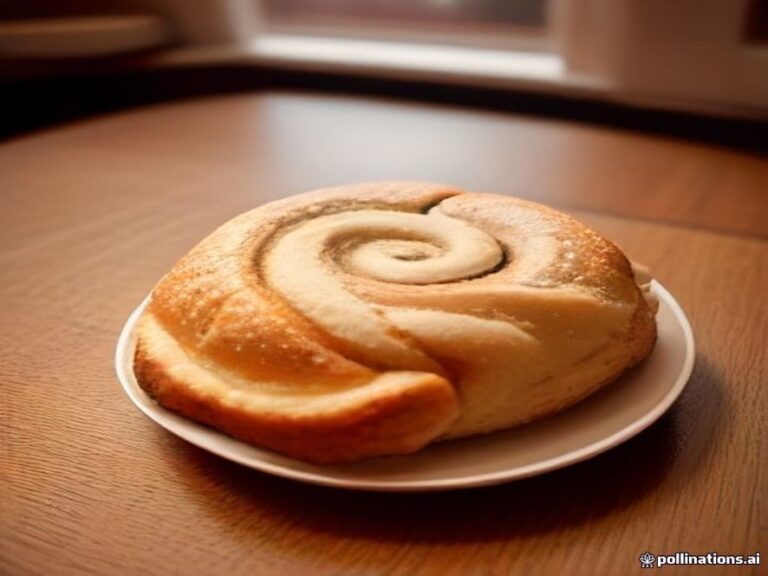 Traditional German Franzbrotchen with cinnamon and butter